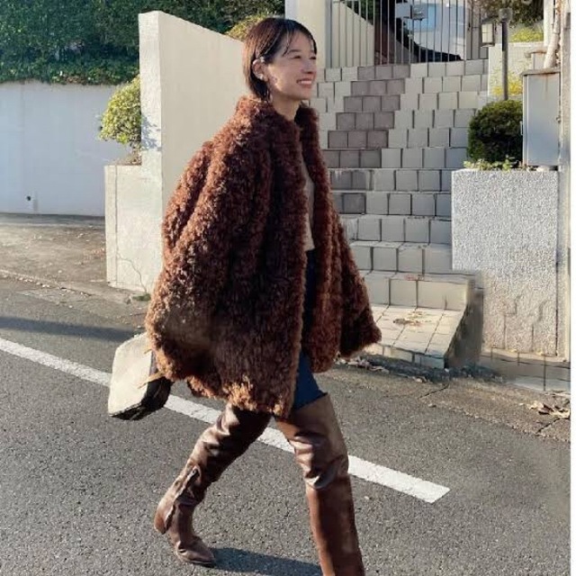 最終値下げ　CLANE　CURL FUR SHORT COAT　ファーコート