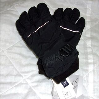 新品　GAP ギャップ　キッズ　雪　手袋　スキー　黒