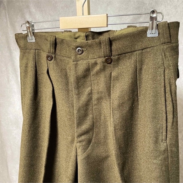 MILITARY - 50sフランス軍 実物 デッドストック M52 ツータック ウール