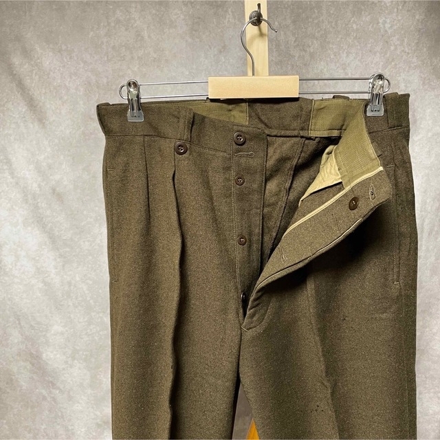 MILITARY - 50sフランス軍 実物 デッドストック M52 ツータック ウール