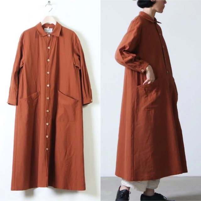 YAECA - 日本製 ヤエカ YAECA 新品タグ付き 草木染 柿染 YAECA - 日本製 ヤエカ YAECA 新品タグ付き 草木染 柿染