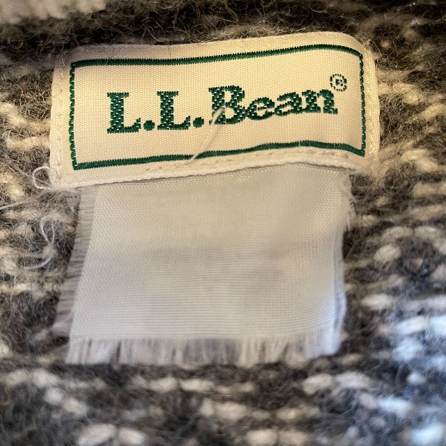 L.L.Bean(エルエルビーン)の美品　80s L.L.BEAN  バーズアイ ウール ニット セーター レア レディースのトップス(ニット/セーター)の商品写真