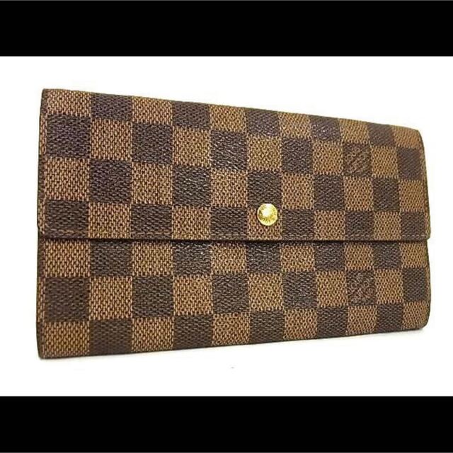 長財布 美品☆ルイヴィトン LOUIS VUITTON ダミエ 長財布 ウォレット