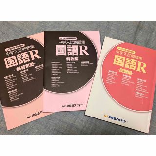 早稲田アカデミー　2022年度受験用　中学入試問題集　国語Ｒ(語学/参考書)