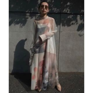 アメリヴィンテージ(Ameri VINTAGE)のSAYO NAGASE SPRING MORNING COLLAB DRESS(ロングワンピース/マキシワンピース)