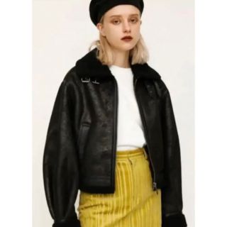 スライ(SLY)の送料込み変更、SLY TUCK SLEEVE CROP B-3 ボアブルゾン(ブルゾン)