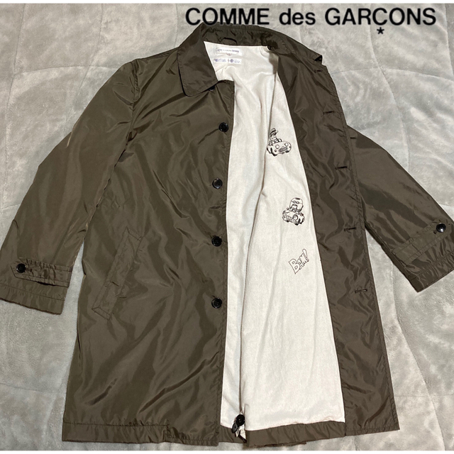 COMME des GARCONS(コムデギャルソン)のCOMME des GARÇONS SHIRTS  ナイロンステンカラーコート メンズのジャケット/アウター(ステンカラーコート)の商品写真