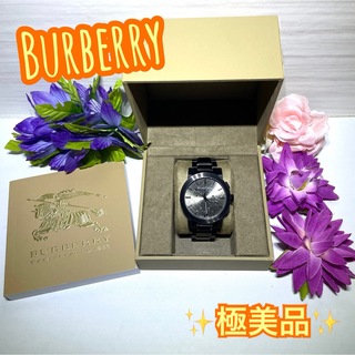 BURBERRY - ✨極美品✨ BURBERRY バーバリー シティ クロノグラフ メタル 腕時計
