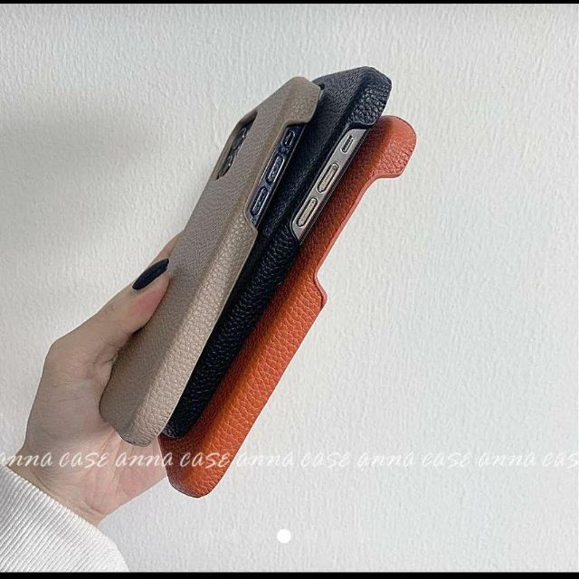 iPhoneケース12mini ブラック 黒 シンプル レザー カバー 韓国 スマホ/家電/カメラのスマホアクセサリー(iPhoneケース)の商品写真