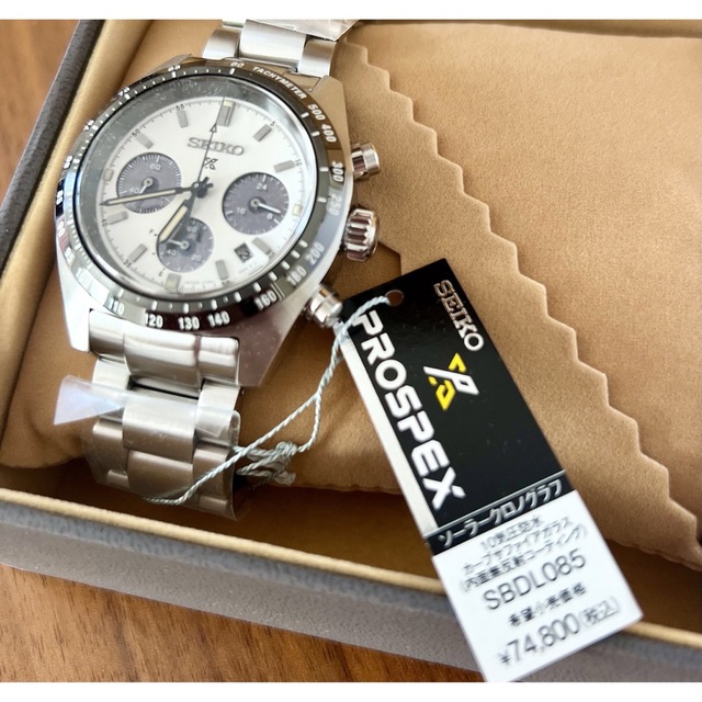 日本限定モデル】 SEIKO SBDL085 クロノグラフ ソーラー スピード