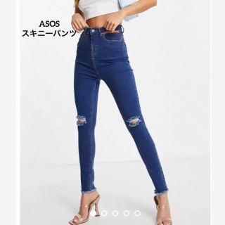 エイソス(asos)の【未使用】最終処分！ASOS スキニーデニム　ストレッチ(デニム/ジーンズ)