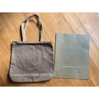 ルイヴィトン(LOUIS VUITTON)の【新品】 ルイヴィトン　美術館　トート　グレー　ギフトバッグ付き(トートバッグ)