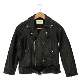 ビューティフルピープル(beautiful people)の【美品】  beautiful people / ビューティフルピープル | vintage leather riders jacket ラム レザー ヴィンテージ 加工 レザー ダブル ライダース ジャケット | 140 | ブラック | レディース(その他)