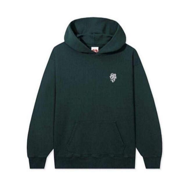 Girls Don't Cry Logo Hoodie GREEN 緑 Mサイズ メンズのトップス(パーカー)の商品写真