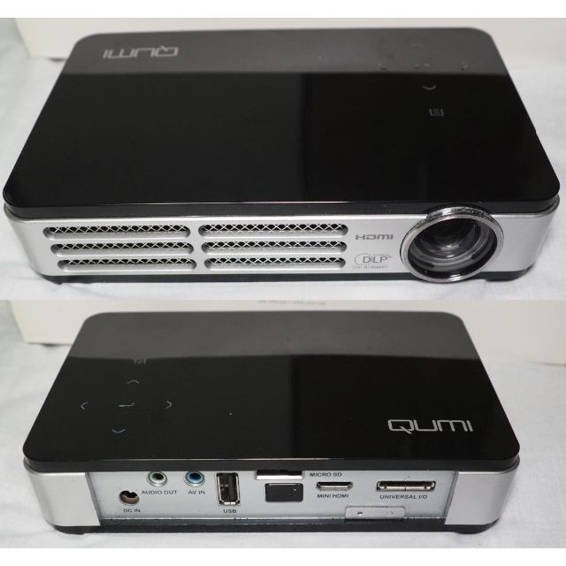 Vivitek QUMI Q2 小型LED プロジェクター 付属品多数 スマホ/家電/カメラのテレビ/映像機器(プロジェクター)の商品写真