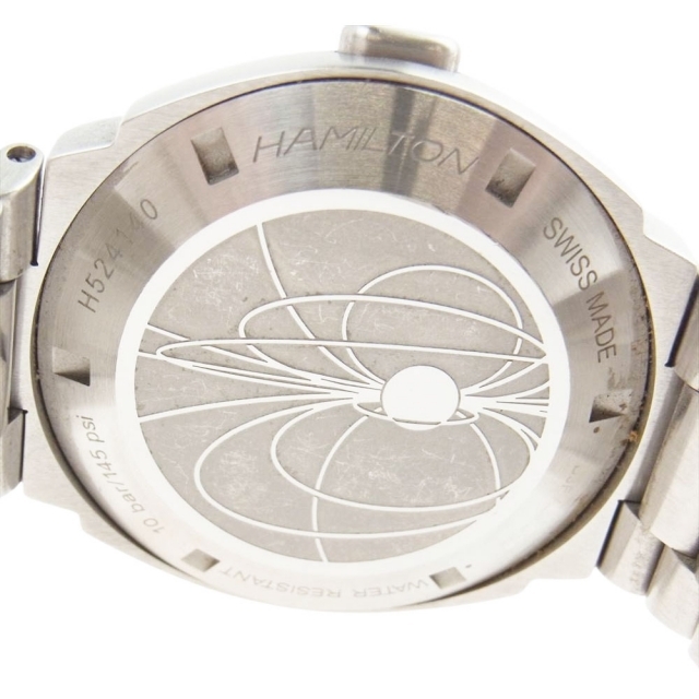 HAMILTON ハミルトン 時計 H52414130 ギャランティ付属 PSR パルサー 50周年記念 クォーツ ウォッチ 腕時計 シルバー系