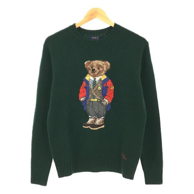 【新品】 POLO RALPH LAUREN / ポロラルフローレン | POLO BEAR ポロ ベア クルーネック ニット セーター | XS |  グリーン | メンズ | フリマアプリ ラクマ