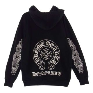 クロムハーツ(Chrome Hearts)のCHROME HEARTS クロムハーツ（原本無） パーカー ホノルル限定 ホースシュー ジップアップ フーディ パーカー ブラック系【中古】(パーカー)