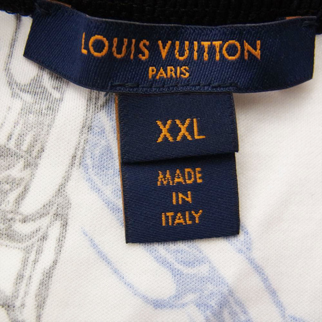 LOUIS VUITTON(ルイヴィトン)のLOUIS VUITTON ルイ・ヴィトン Ｔシャツ 1A92NG チェーン プリント シャツ ワンピース マルチカラー系 XXL【美品】【中古】 レディースのトップス(シャツ/ブラウス(半袖/袖なし))の商品写真