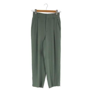 ロク(6 (ROKU))の6(ROKU) / ロク | GEORGETTE TUCK PANTS ジョーゼットタックパンツ スラックス | 34 | グリーン | レディース(その他)