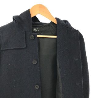 A.P.C - A.P.C. / アーペーセー | フランス製 ウール混 フード ロング ...