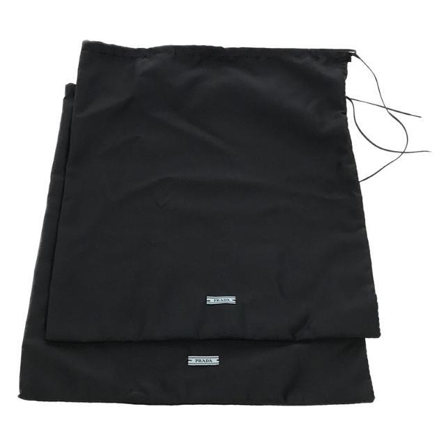 【美品】 PRADA / プラダ | クリアソール 厚底 プレーントゥシューズ | 38.5 | ブラック | レディース
