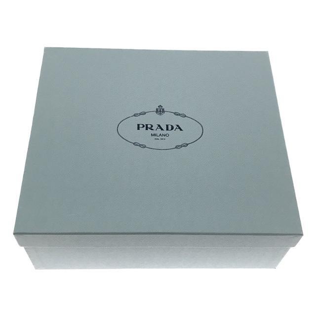 【美品】 PRADA / プラダ | クリアソール 厚底 プレーントゥシューズ | 38.5 | ブラック | レディース