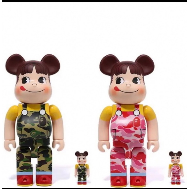 BE＠RBRICK  BAPE ペコちゃん 100% & 400%グリーン