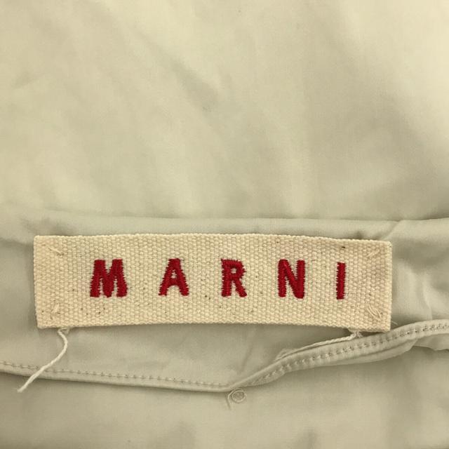 Marni(マルニ)のMARNI / マルニ | コットン フロント ギャザー フレンチスリーブ ブラウス | 38 | ライトグレー | レディース レディースのトップス(シャツ/ブラウス(半袖/袖なし))の商品写真