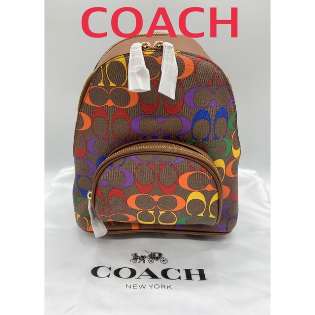 純正買付 ☆新品未使用☆COACH コーチ キャリー バックパック 23