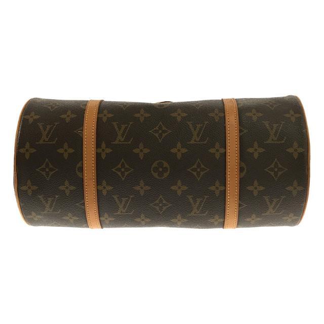 【美品】 Louis Vuitton / ルイヴィトン | M51385 フランス製 パピヨン モノグラム ボストン 筒型 ハンド バッグ ポーチ  セット シリアル有 保存袋付き | ブラウン | レディース