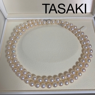 タサキ(TASAKI)の【特価品】Tasaki8.5-8.9mmロングネックレス約81.5cm シルバー(ネックレス)