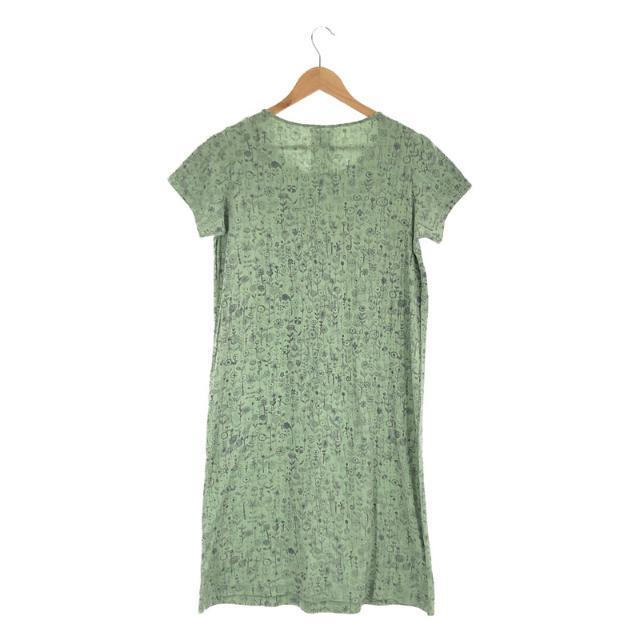 【新品】 mina perhonen / ミナペルホネン | letter of flower レターオブフラワー コットン カットソー ロング ワンピース mint | 36 | ミント | レディース