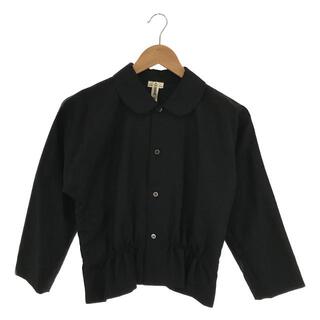 コムデギャルソンコムデギャルソ2020年人気 大きな襟の黒丸襟ブラウスXSサイズ