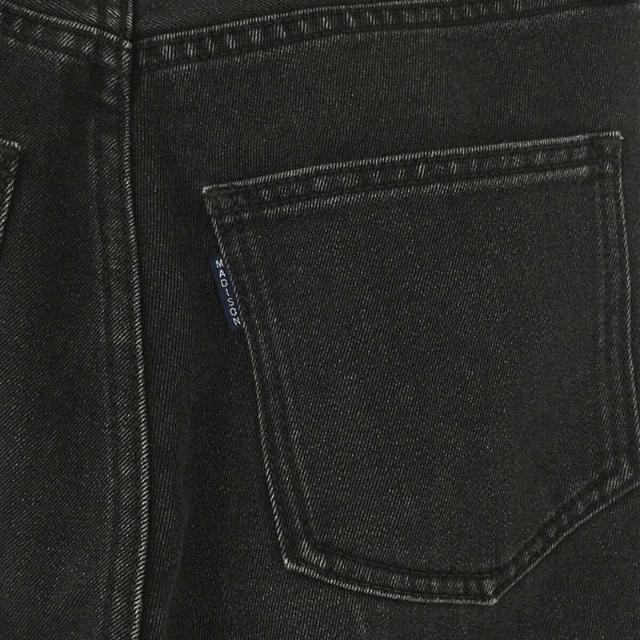 MADISONBLUE(マディソンブルー)のMADISON BLUE / マディソンブルー | 2020AW | HIGH WAIST FLARE DENIM ハイウエスト フレアデニムパンツ | 00(XS) | ブラック | レディース レディースのパンツ(その他)の商品写真