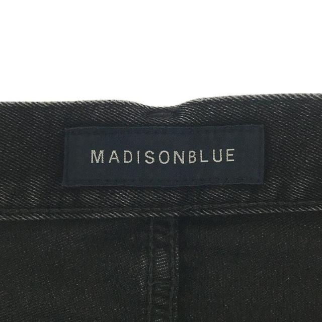 MADISONBLUE(マディソンブルー)のMADISON BLUE / マディソンブルー | 2020AW | HIGH WAIST FLARE DENIM ハイウエスト フレアデニムパンツ | 00(XS) | ブラック | レディース レディースのパンツ(その他)の商品写真