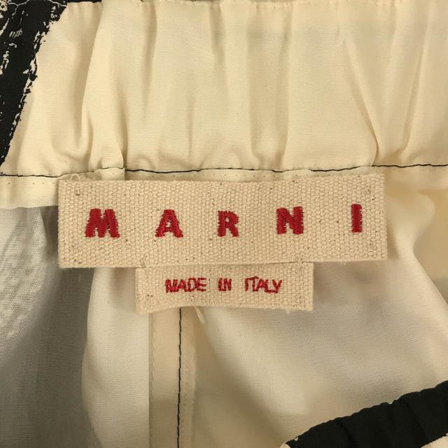 マルニ MARNI 17SS スカート ロング フレア アシンメトリー 38 白