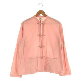 ロク(6 (ROKU))の6(ROKU) / ロク | 2021SS | CHINA MOTIF JACKET チャイナ シャツ ジャケット | 38 | ピンク | レディース(シャツ/ブラウス(長袖/七分))