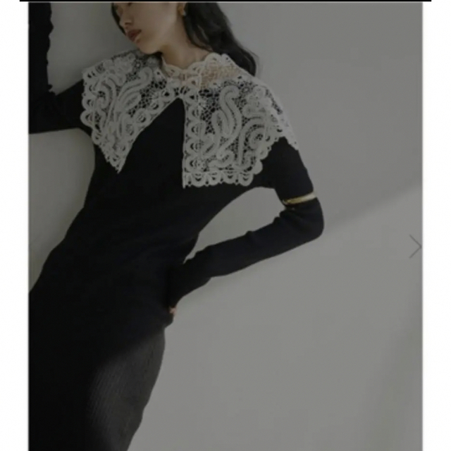 Ameri VINTAGE(アメリヴィンテージ)のLACE COLLAR SET DRESS レディースのワンピース(ロングワンピース/マキシワンピース)の商品写真