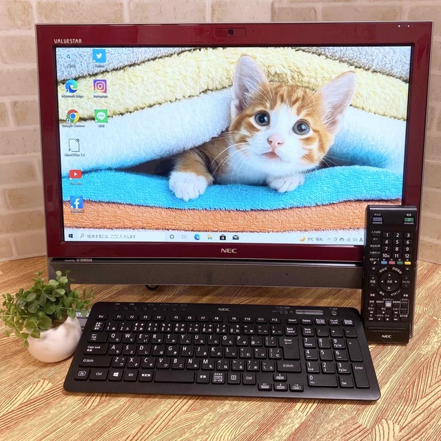 NEC デスクトップ一体型パソコン HDD1TB      ✨美品✨　大画面