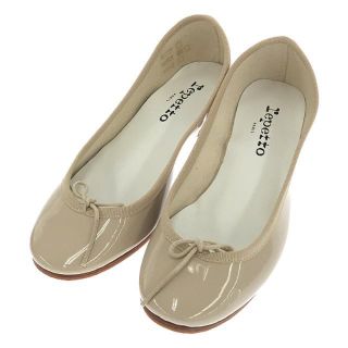 レペット(repetto)の【新品】  repetto / レペット | Camille カミーユ パテント エナメル　パンプス　バレエシューズ | 36 | ベージュ | レディース(ハイヒール/パンプス)