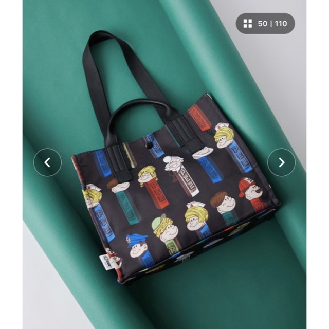 ear PAPILLONNER(イアパピヨネ)のPEZ ✖️ear  ミディアムトートバッグ レディースのバッグ(トートバッグ)の商品写真