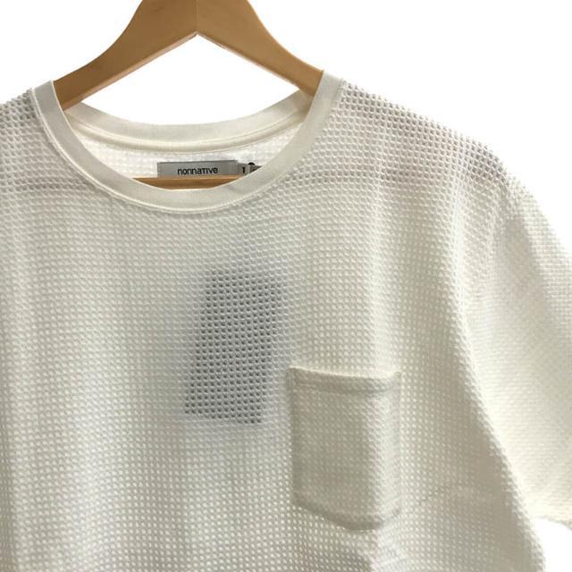 nonnative(ノンネイティブ)の【新品】  nonnative / ノンネイティブ | 2020SS | DWELLER S/S TEE COTTON WAFFLE OVERDYED ワッフルTシャツ | 1 | ホワイト | メンズ メンズのトップス(Tシャツ/カットソー(半袖/袖なし))の商品写真