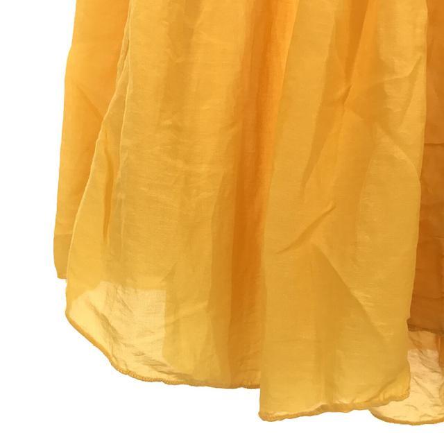 【美品】  CP SHADES / シーピーシェイズ | × Ron Herman ロンハーマン 別注 コットン シルク フレア ロング スカート | XS | イエロー | レディース レディースのスカート(ロングスカート)の商品写真