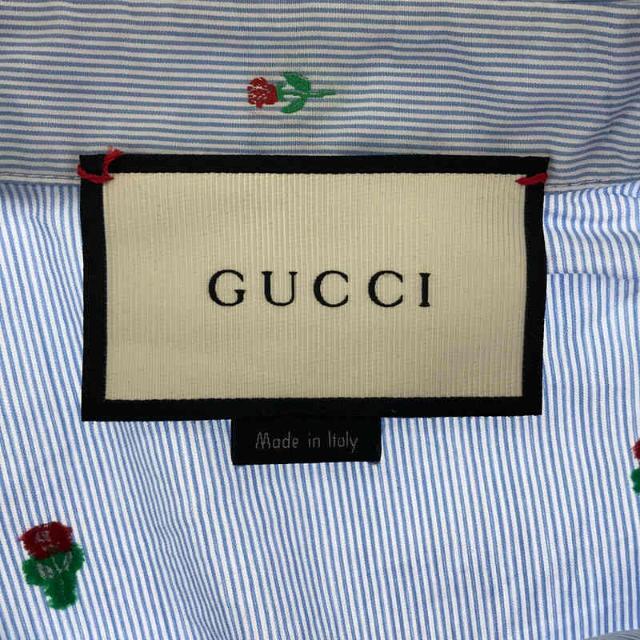 Gucci - 【美品】 GUCCI / グッチ | イタリア製 コットン ストライプ