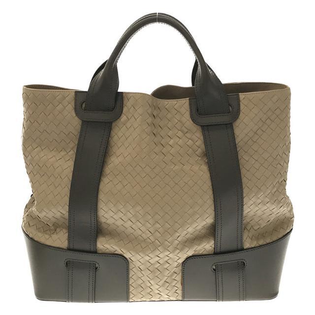 Bottega Veneta(ボッテガヴェネタ)のBOTTEGA VENETA / ボッテガヴェネタ | イントレチャート セメント 編み込み レザートートバッグ | グレー | レディース レディースのバッグ(トートバッグ)の商品写真