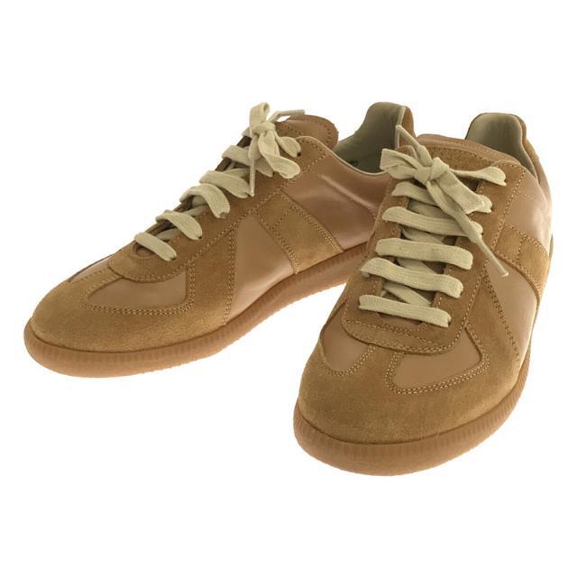 【新品】  Maison Margiela / メゾンマルジェラ | Replica Sneakers GERMAN TRAINER レプリカ スニーカー ジャーマントレーナー レザー シューズ  保存袋有 brown | 38 | ブラウン | レディース