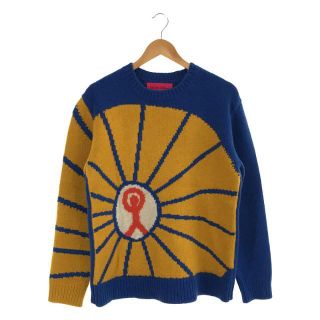 ジエルダーステイトマン(The Elder Statesman)の【美品】  The Elder Statesman / ジ エルダー ステイツマン | Ron Herman ロンハーマン 取扱 / Prayers For Young People sweater カシミヤニット | M | ブルー | メンズ(ニット/セーター)