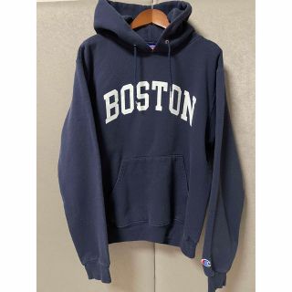 チャンピオン(Champion)の古着 champion Boston フード トレーナー パーカー スウェット(トレーナー/スウェット)