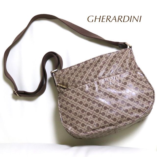 GHERARDINI - GHERARDINI ゲラルディーニ ショルダーバッグ ベージュ 茶の通販 by ひまわり’s shop